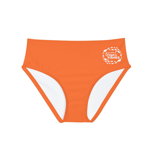 Children/Teen Hipster Bikini Bottom- BRIGHTSwim Orange