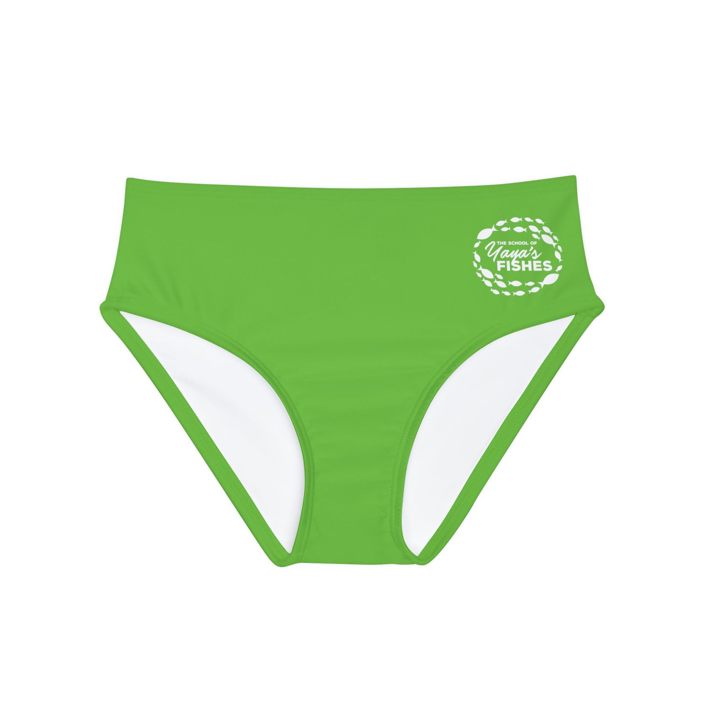 Children/Teen Hipster Bikini Bottom- BRIGHTSwim Green