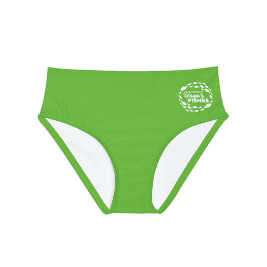 Children/Teen Hipster Bikini Bottom- BRIGHTSwim Green