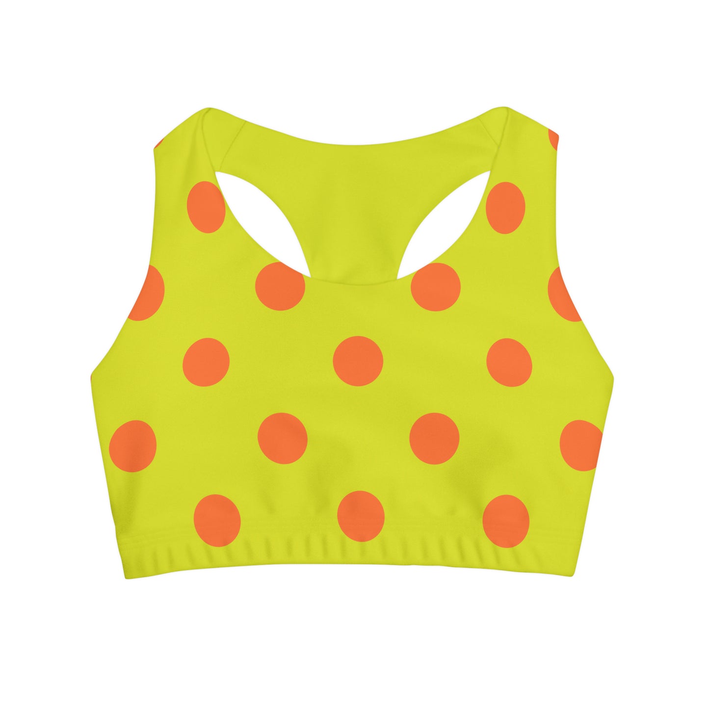 Children/Teen Bikini Top - BRIGHTSwim Yellow Polka Dot