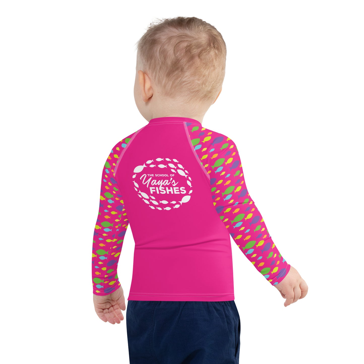 Toddler/Children's Rash Guard - Hot Pink