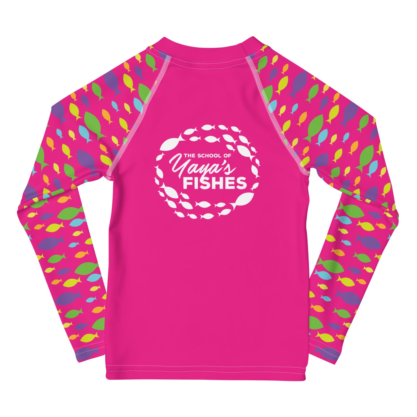 Toddler/Children's Rash Guard - Hot Pink