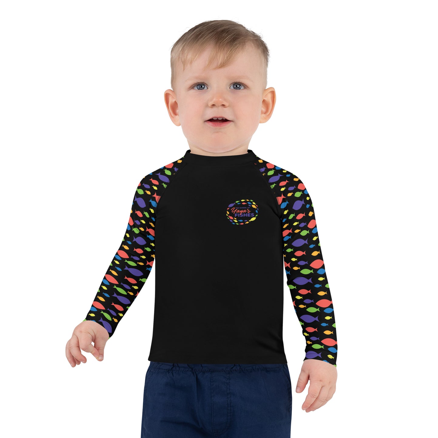 Toddler/Children's Rash Guard - Black