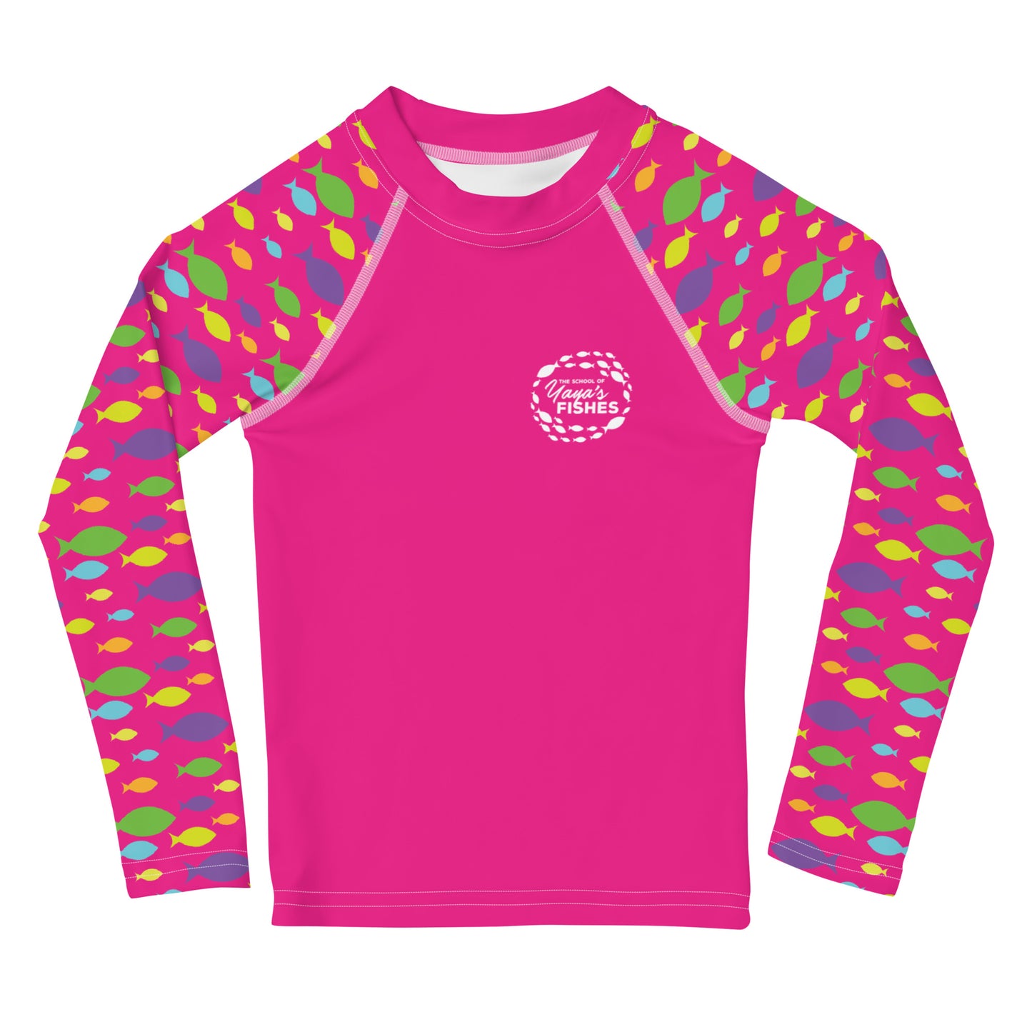 Toddler/Children's Rash Guard - Hot Pink