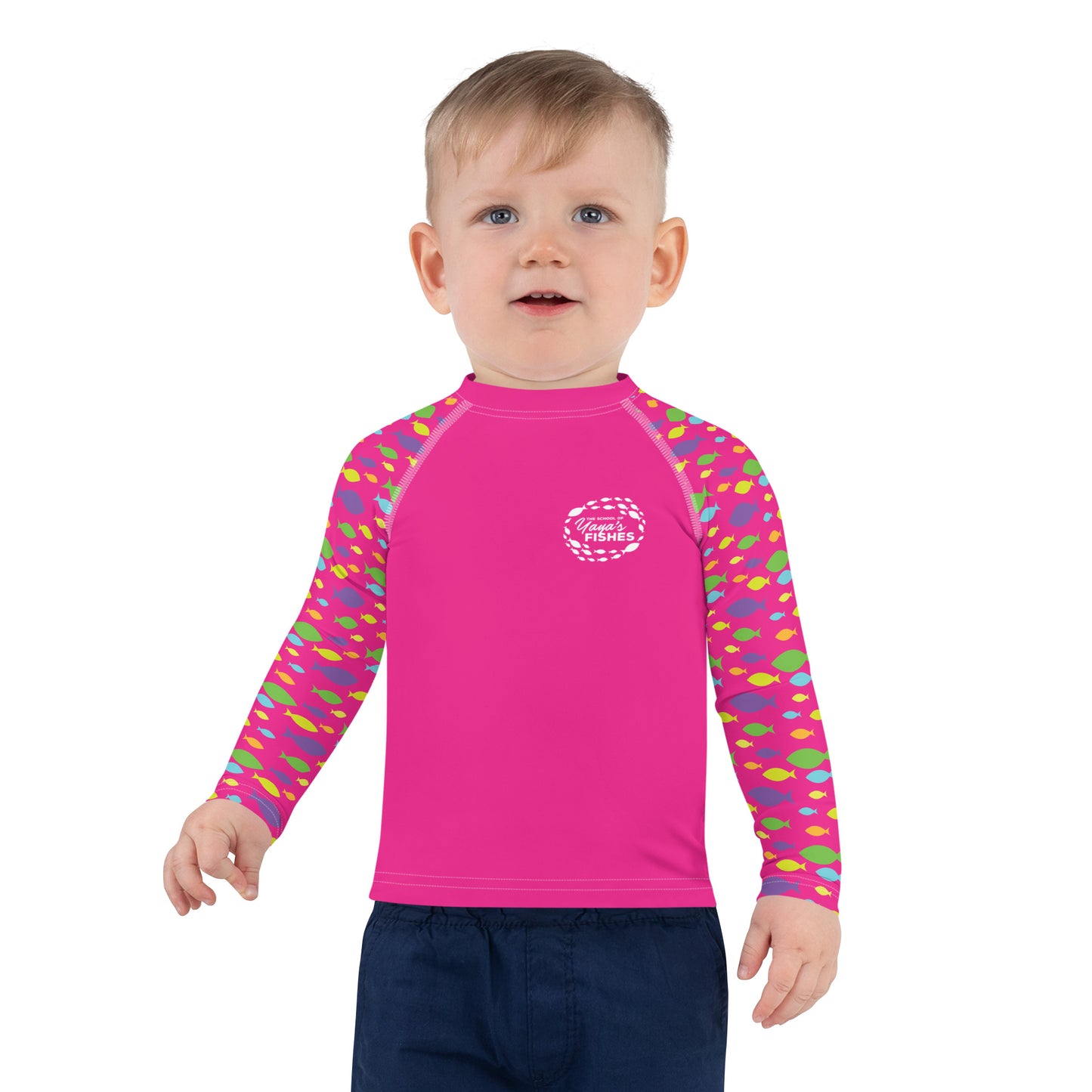 Toddler/Children's Rash Guard - Hot Pink
