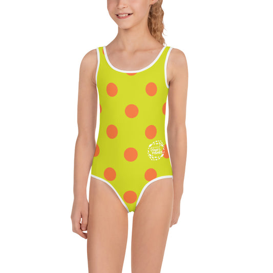 Toddler/Children Swimsuit - BRIGHTSwim Yellow Polka Dot