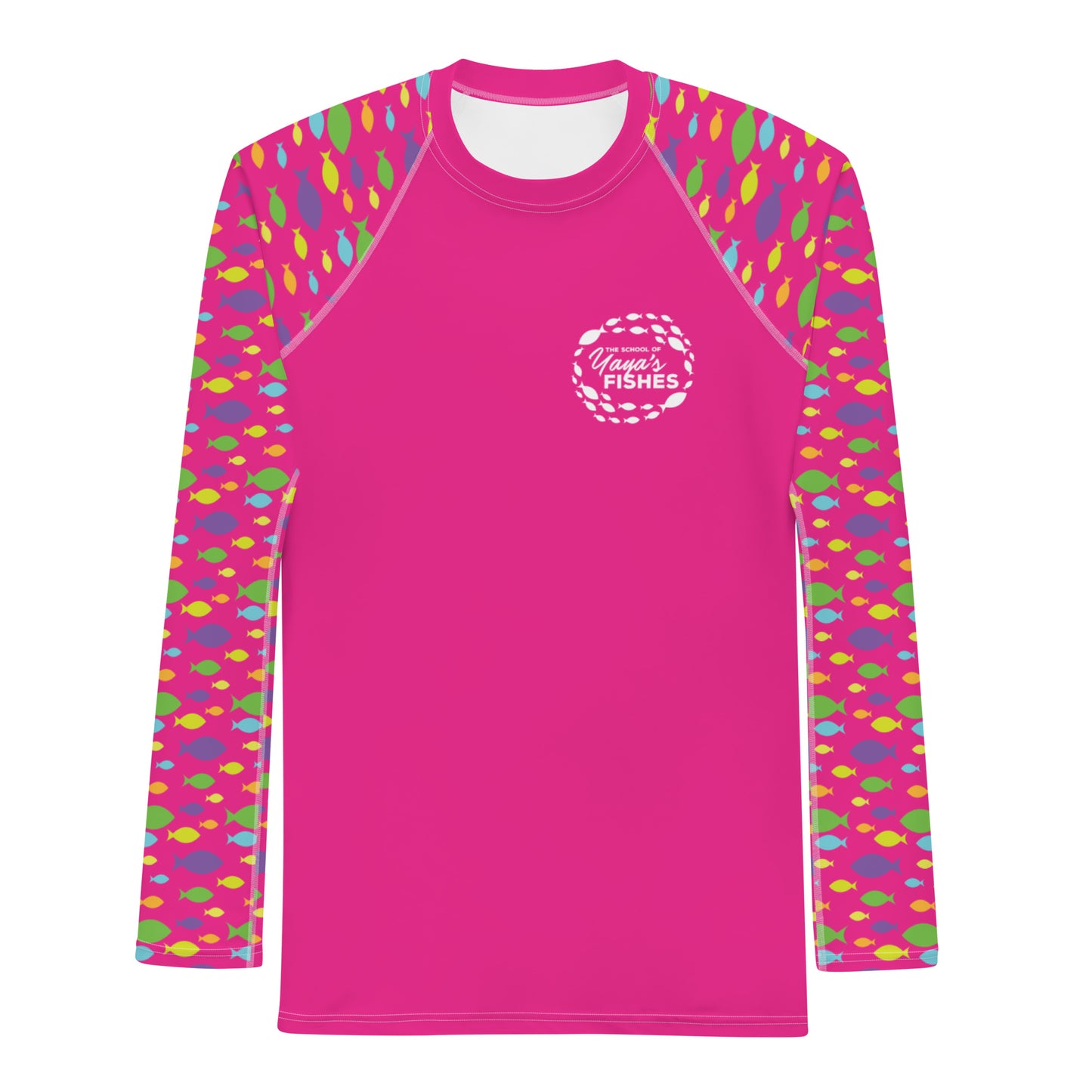 Men's Rash Guard - Hot Pink