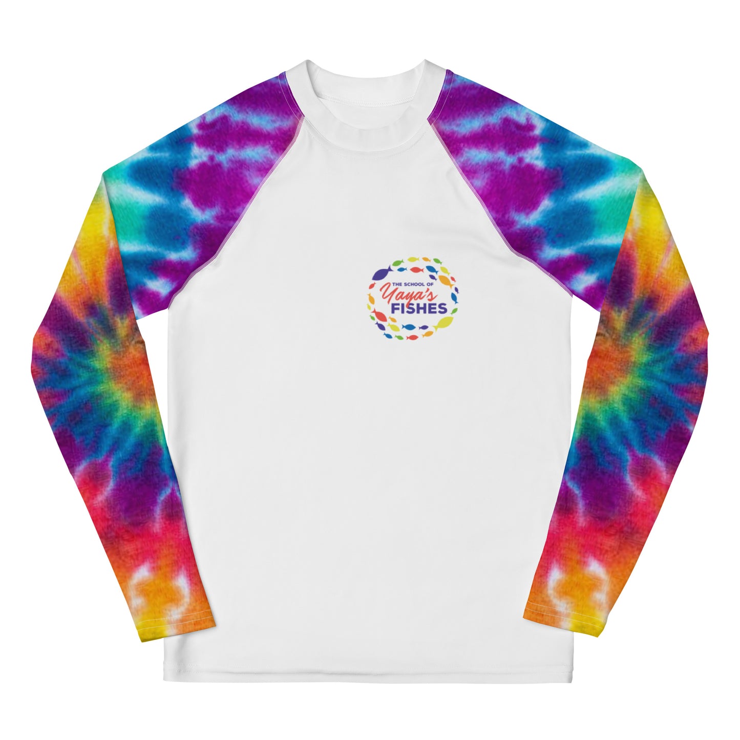 Children/Teen Rash Guard - Tie Dye Sleeves