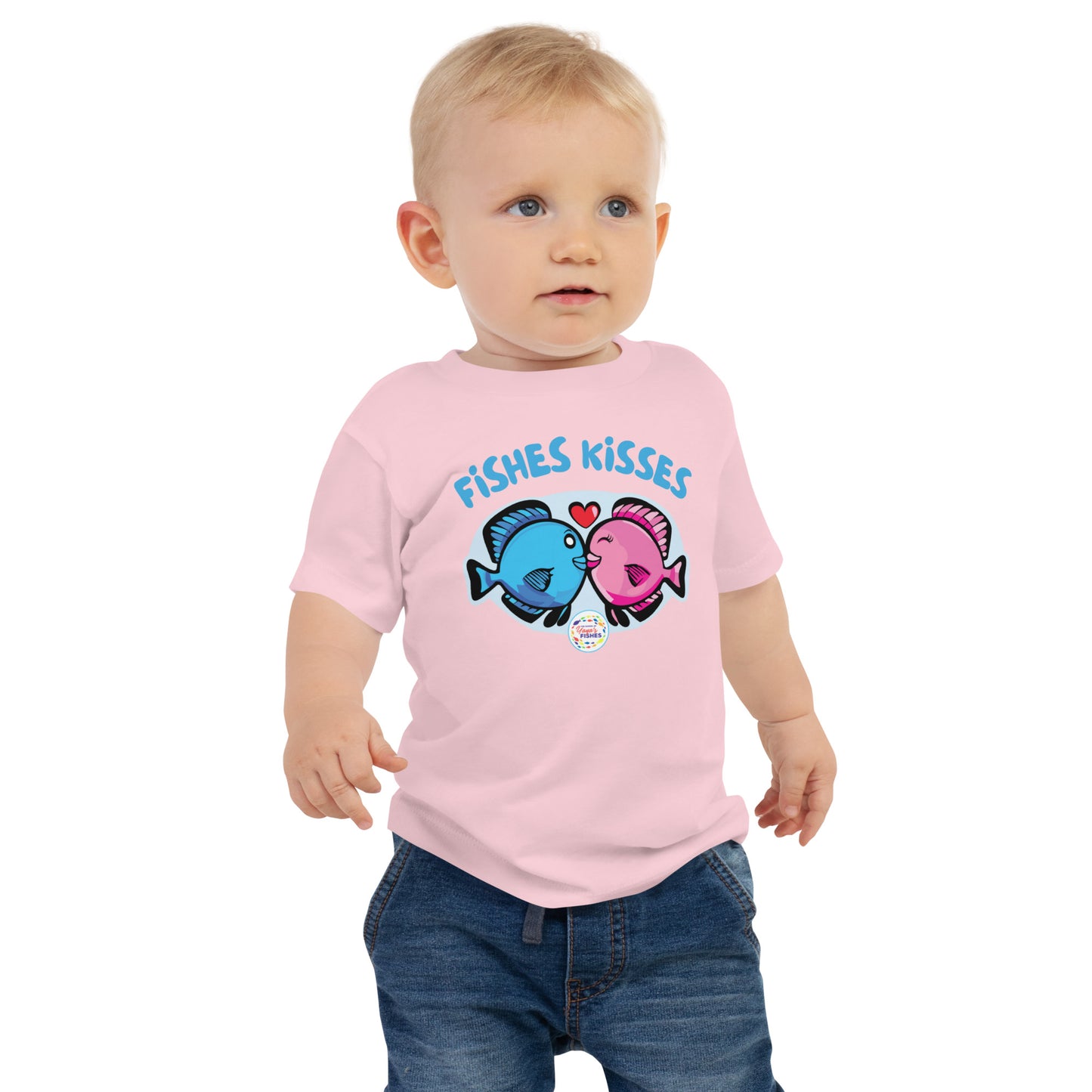 Baby Short Sleeve Tee - Fishes Kisses