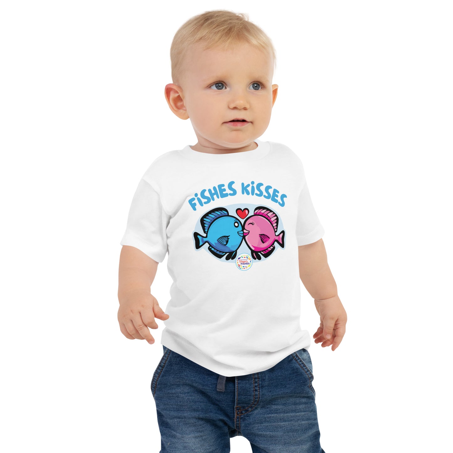 Baby Short Sleeve Tee - Fishes Kisses