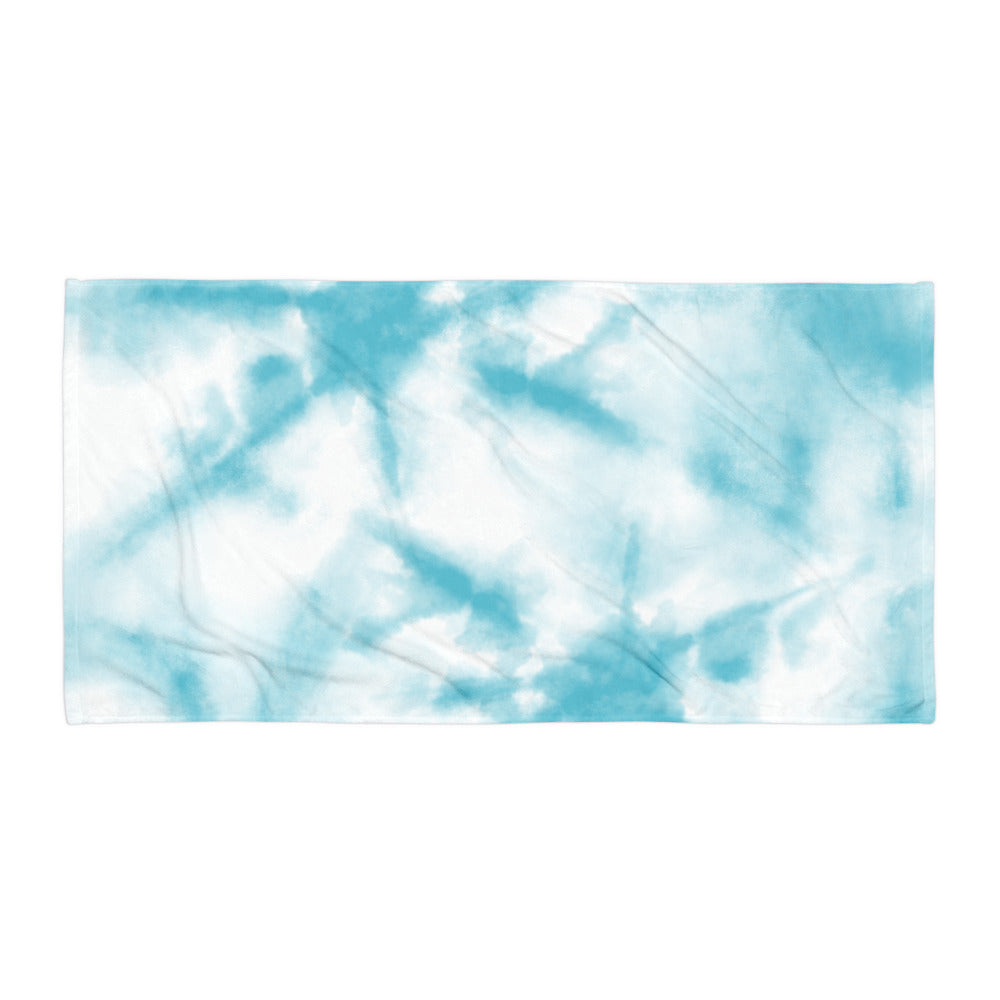 Beach Towel - Blue Tie Dye