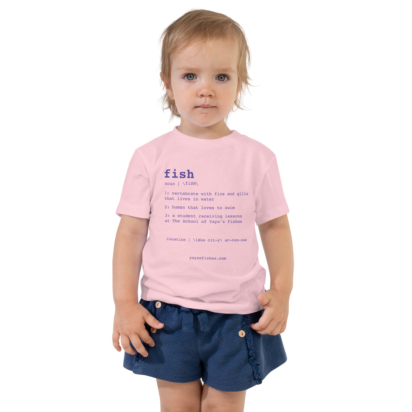 Toddler Tee - Fish Definition (Light)