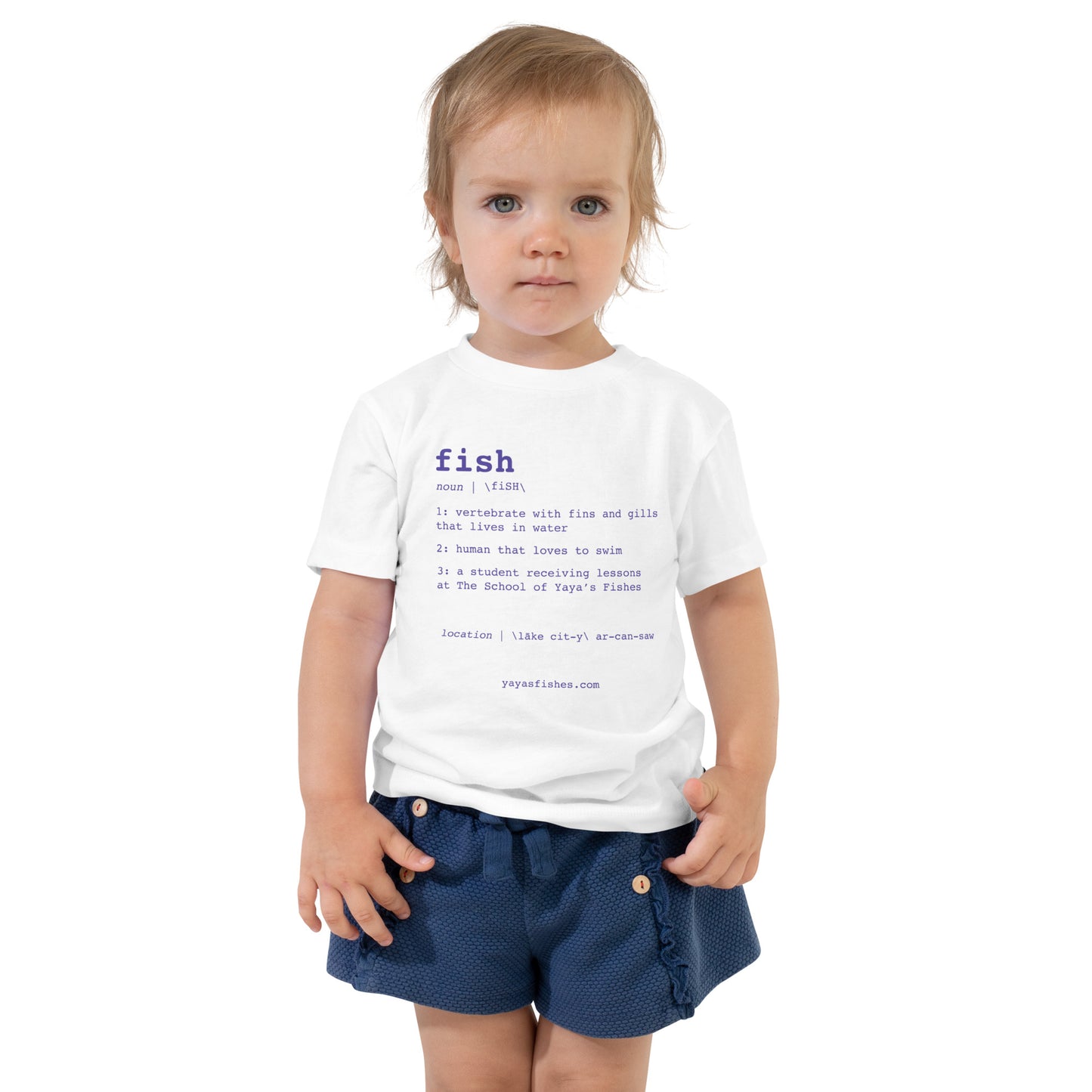 Toddler Tee - Fish Definition (Light)