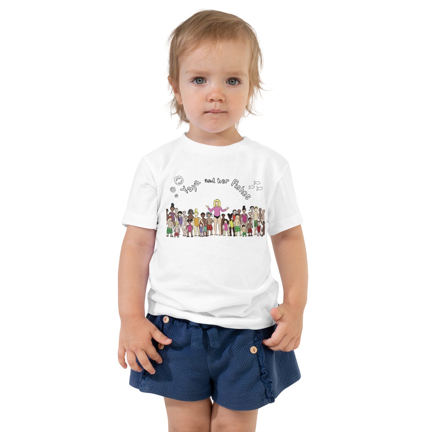 Toddler Tee - Yaya and Her Fishes