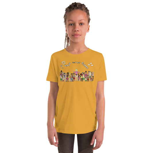 Youth Short Sleeve Tee - Yaya and Her Fishes