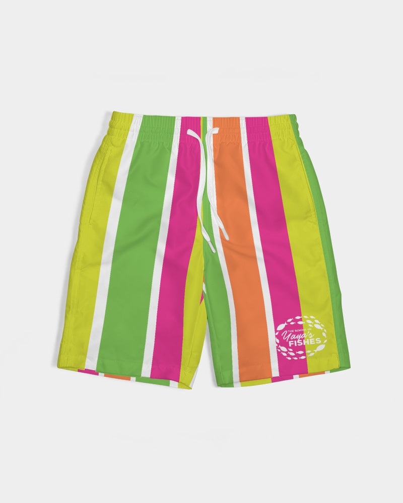 Kid's Swim Shorts - BRIGHTSwim Bubble Gum Boys Swim Trunk