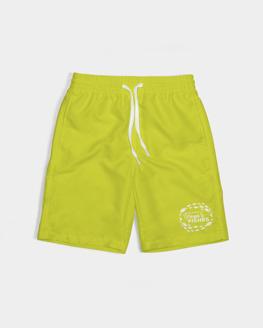 Kid's Swim Shorts - BRIGHTSwim Yellow Boys Swim Trunk