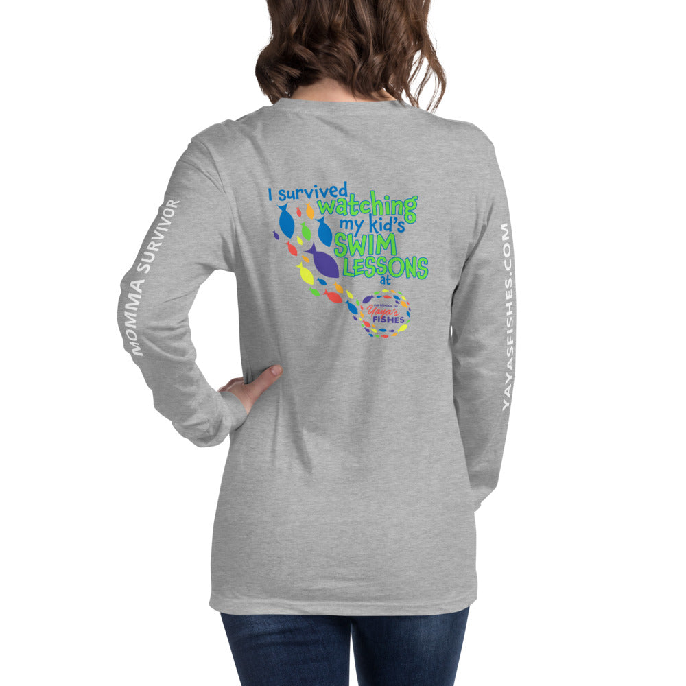 Unisex Long Sleeve Tee - Momma Survivor