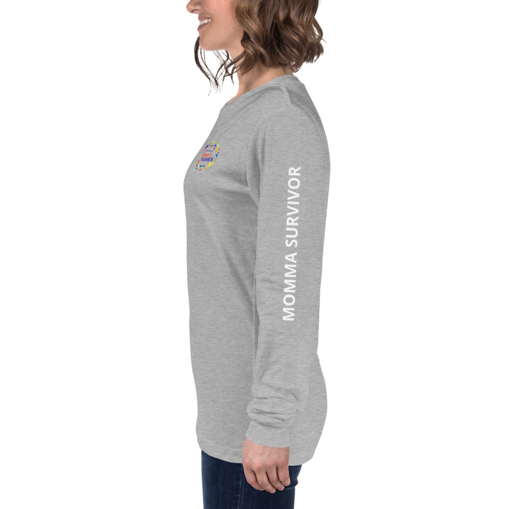 Unisex Long Sleeve Tee - Momma Survivor