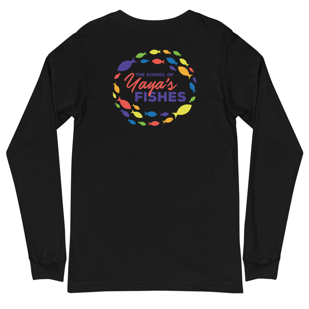 Unisex Long Sleeve Tee - Yaya's Fishes Logo