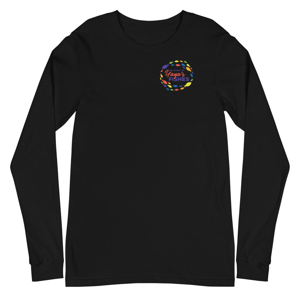 Unisex Long Sleeve Tee - Yaya's Fishes Logo