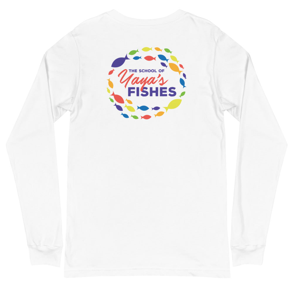 Unisex Long Sleeve Tee - Yaya's Fishes Logo