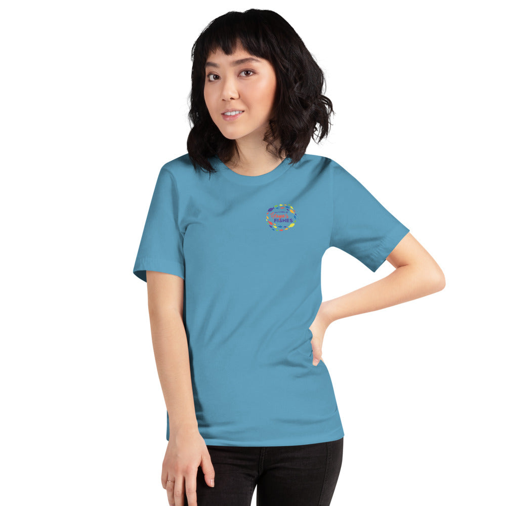 Unisex Short Sleeve Tee - Yaya's Fishes Logo