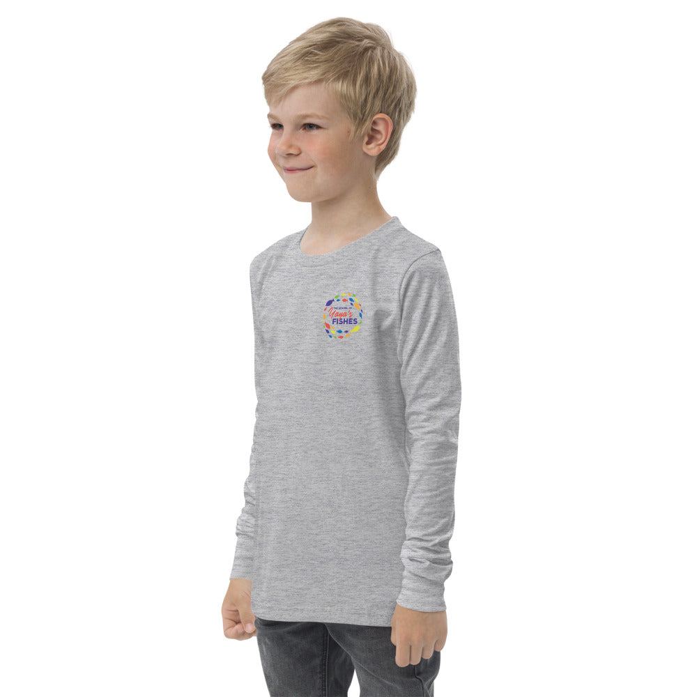 Youth Long Sleeve Tee - Yaya's Fishes Logos