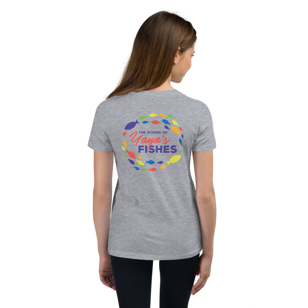 Youth Short Sleeve Tee - Yaya's Fishes Logo